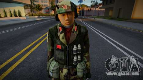 Soldado de asalto del EPL de Battlefileld 2 para GTA San Andreas