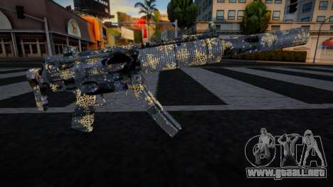 MP5-SD Happy New Year para GTA San Andreas