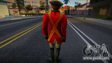 Marines ingleses (siglo 18) v15 para GTA San Andreas