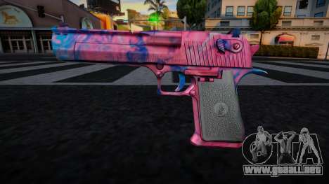 Desert Eagle Red Rage para GTA San Andreas