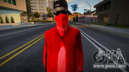 Bloods Skin 3 para GTA San Andreas