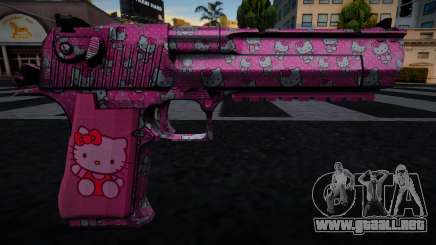 HELLO KITTY DEAGLE para GTA San Andreas