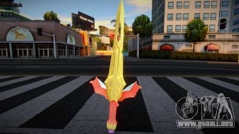 Flash Type Katana para GTA San Andreas