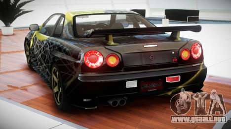 Nissan Skyline R34 GT-R XS S8 para GTA 4