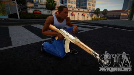 Gold AK47 Weapon para GTA San Andreas
