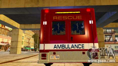 Ford Econoline E-150 1986 Ambulance Rescue para GTA 4