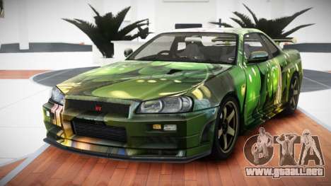 Nissan Skyline R34 GT-R XS S7 para GTA 4