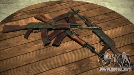 AK-74 Plum para GTA 4