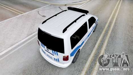 Volkswagen Caddy Polis (Type 2K) 2016 para GTA San Andreas