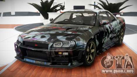 Nissan Skyline R34 GT-R XS S2 para GTA 4