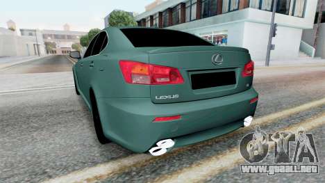 Lexus IS F (XE20) 2008 para GTA San Andreas