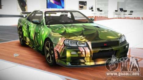 Nissan Skyline R34 GT-R XS S7 para GTA 4