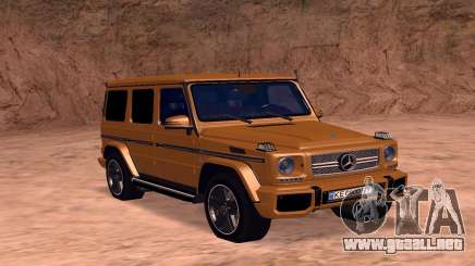 Mercedes-Benz G63 AMG V12 Biturbo para GTA San Andreas