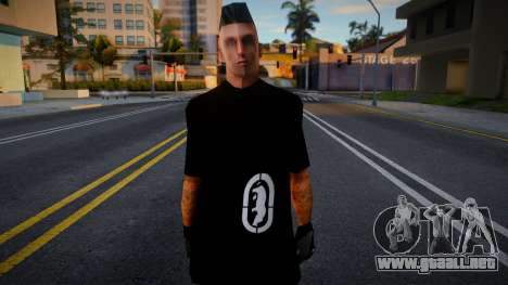 Ballas2 Black Tshirt para GTA San Andreas