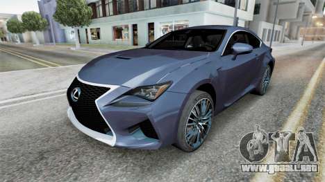 Lexus RC F 2014 para GTA San Andreas