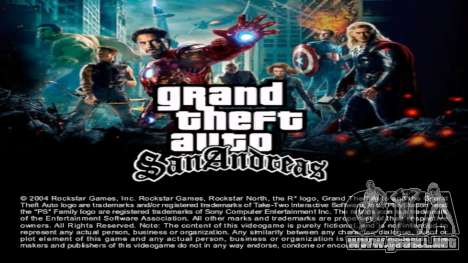 Avengers Loadscreens para GTA San Andreas