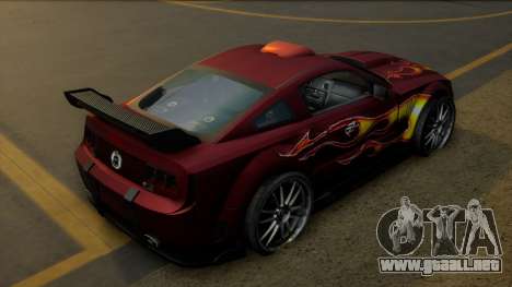 Ford Mustang GT for Need For Speed Most Wanted 2