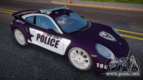 2014 Porsche 911 Turbo Police para GTA San Andreas