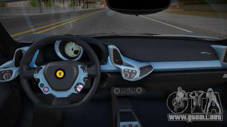 2010 Ferrari 458 Italia Undercover Police para GTA San Andreas