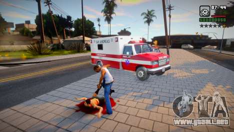 Estrella buscada por agredir un cadáver para GTA San Andreas