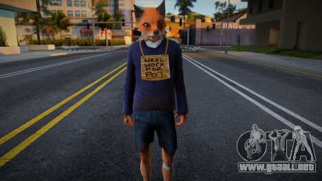 FOX-BOMJ by QSCOM para GTA San Andreas