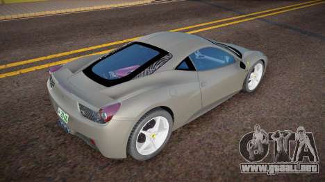 2010 Ferrari 458 Italia Undercover Police para GTA San Andreas