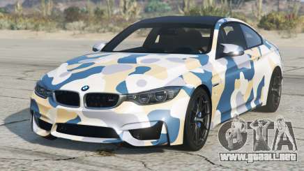 BMW M4 Coupe Munsell Blue para GTA 5