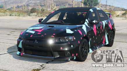 Mitsubishi Lancer Evolution X Black Pearl para GTA 5