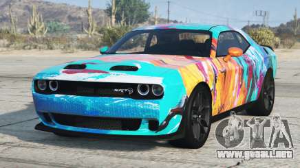 Dodge Challenger SRT Spanish Sky Blue para GTA 5