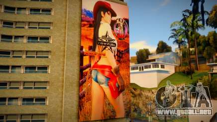 DOA5 Mural Girl 1 para GTA San Andreas