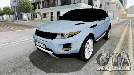 Range Rover Evoque Coupe 2012 para GTA San Andreas