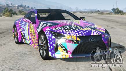 Lexus LC 500 Aqua Squeeze para GTA 5