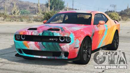 Dodge Challenger SRT Carnation para GTA 5