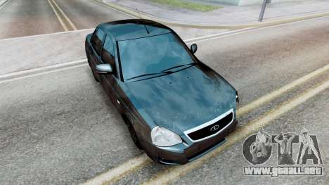 Lada Priora Sedán (2170) Negro espeluznante para GTA San Andreas