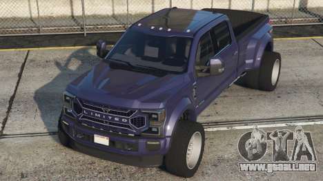 Ford F-450 Limited Purple Navy