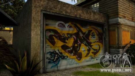 Grove CJ Garage Graffiti v7