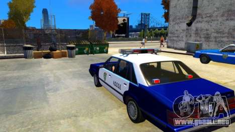 Ford LTD LX 1985 N.O.O.S.E. Sirena Slicktop para GTA 4