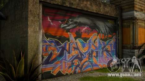 Grove CJ Garage Graffiti v8