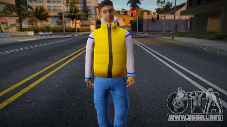 El chico de la chaqueta amarilla para GTA San Andreas