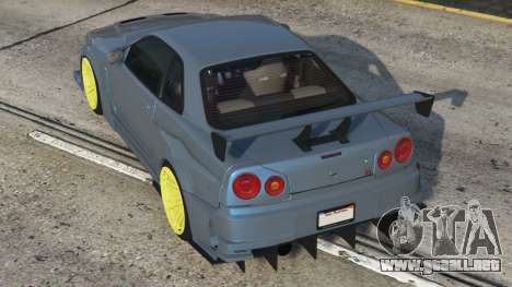 Nissan Skyline Cyan Azure