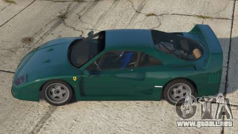 Ferrari F40 Deep Jungle Green