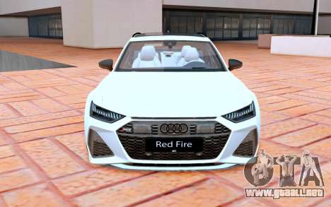 Audi RS6 Avant Red Fire para GTA San Andreas