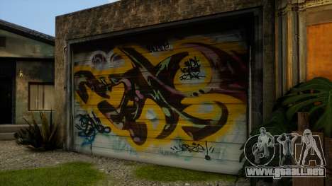 Grove CJ Garage Graffiti v7