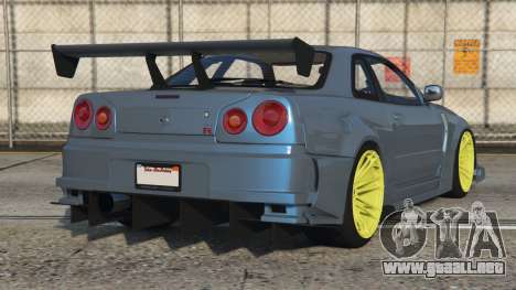 Nissan Skyline Cyan Azure