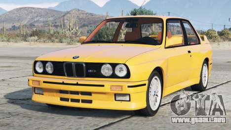 BMW M3 (E30) Mustard