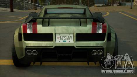 Lamborghini Gallardo for Need For Speed Most Wan