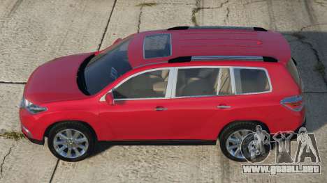 Toyota Highlander (XU40) Amaranth Red