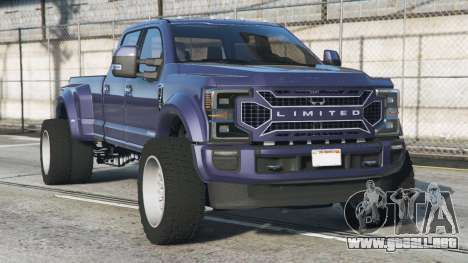 Ford F-450 Limited Purple Navy