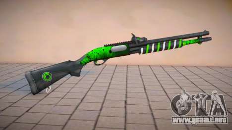 Green Chromegun Toxic Dragon by sHePard para GTA San Andreas