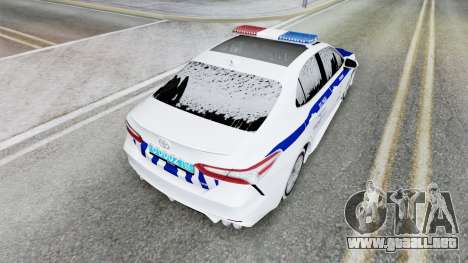 Toyota Camry Policía para GTA San Andreas